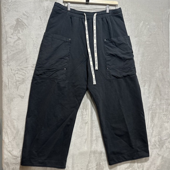 WE THE FREE Jet Set Women's XL Black Wide Leg Ankle Length Lounge Sweatpants NWT - Picture 3 of 15